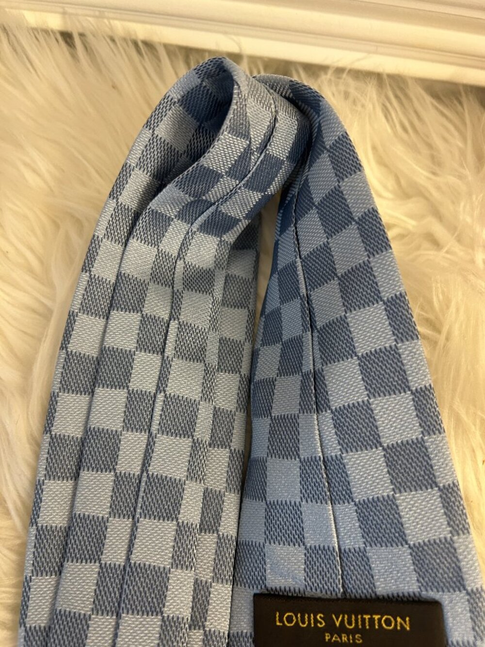 Louis Vuitton Damier Tie-dark and light blues - Picture 7 of 11